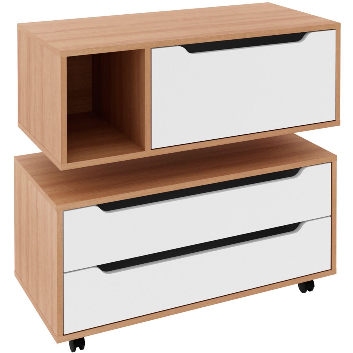 01 kit balcao e gabinete de banheiro karina