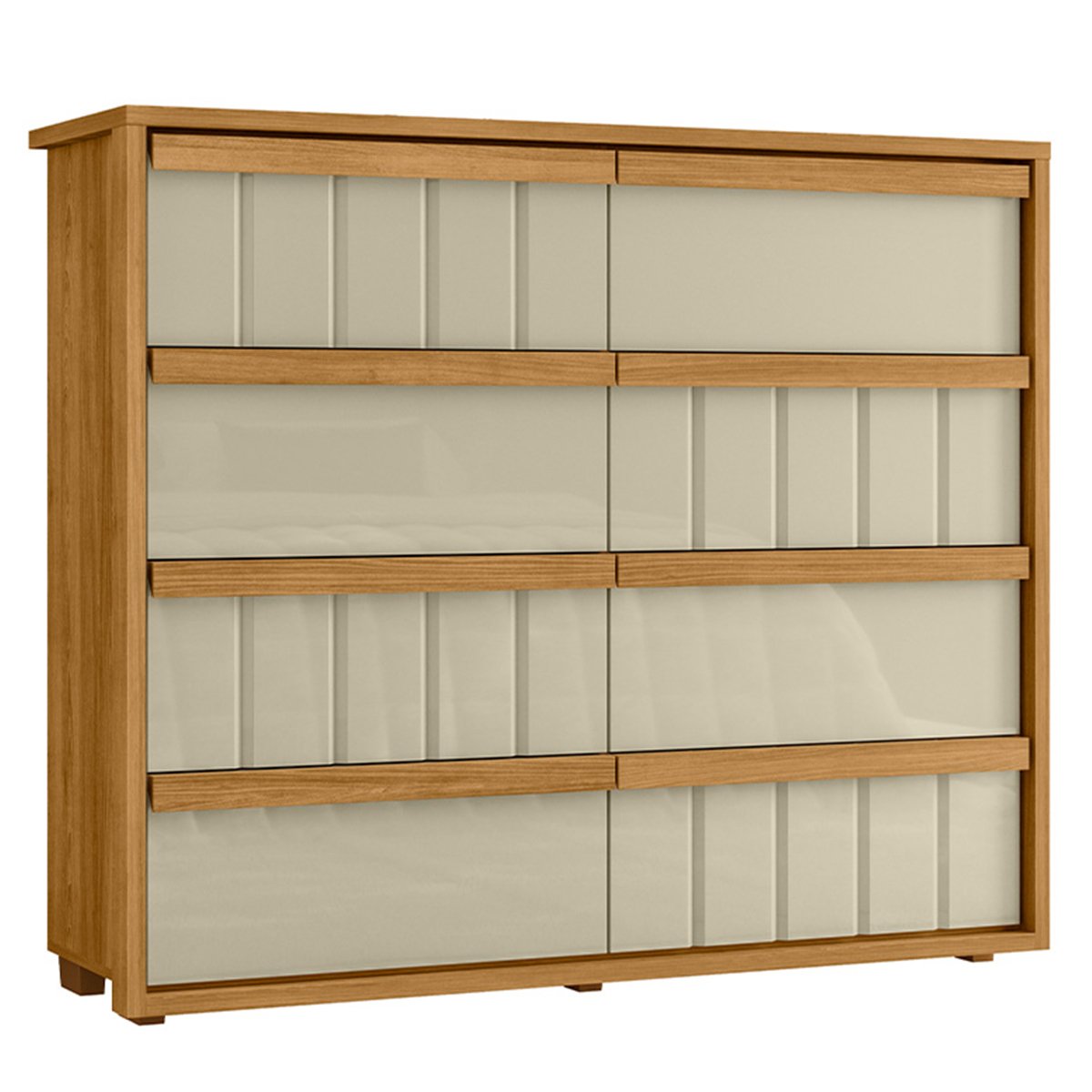 11 comoda grande 8 gavetas 100 mdf ripada talita