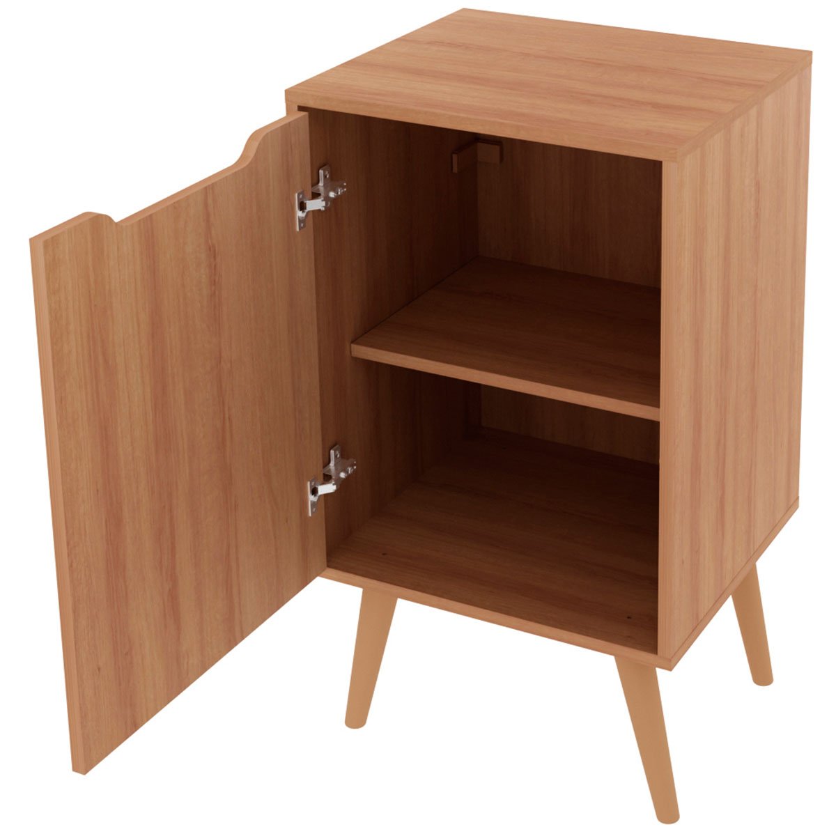 02 gabinete para banheiro 45 cm com 1 porta retro