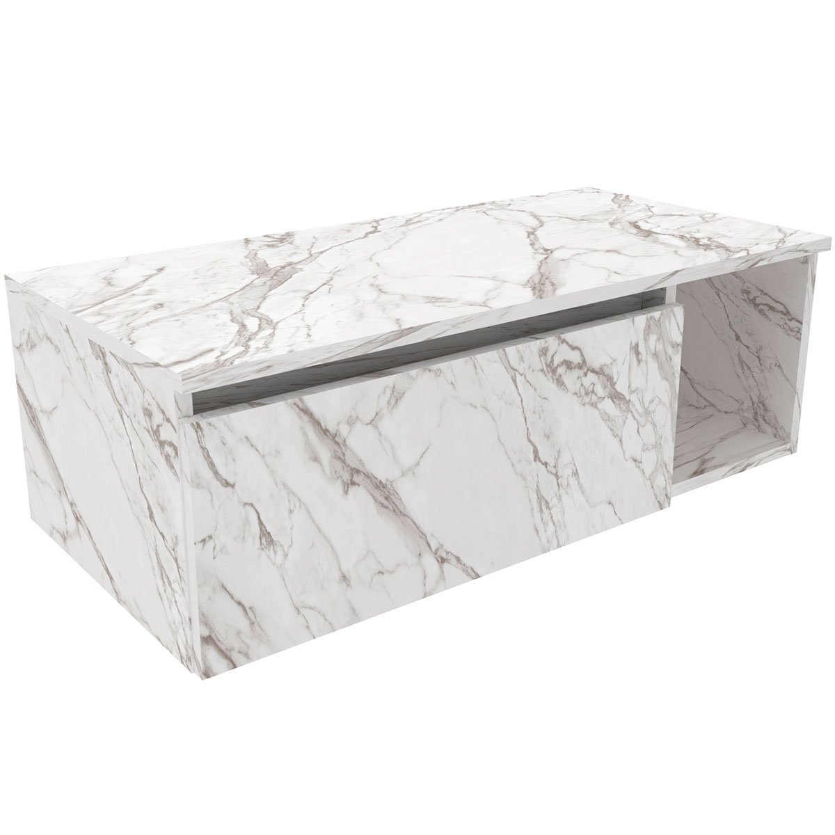 14 gabinete de banheiro 80 cm com 1 porta e nicho marina