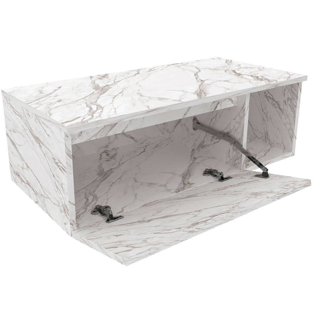 15 gabinete de banheiro 80 cm com 1 porta e nicho marina