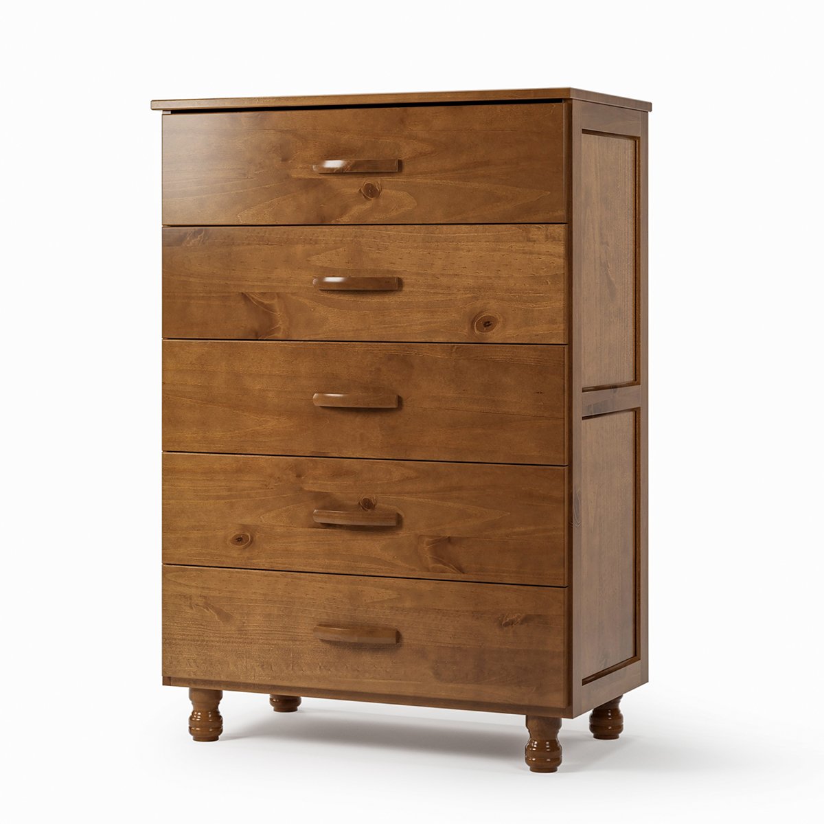 12 comoda 5 gavetas 100 madeira rustica pandora