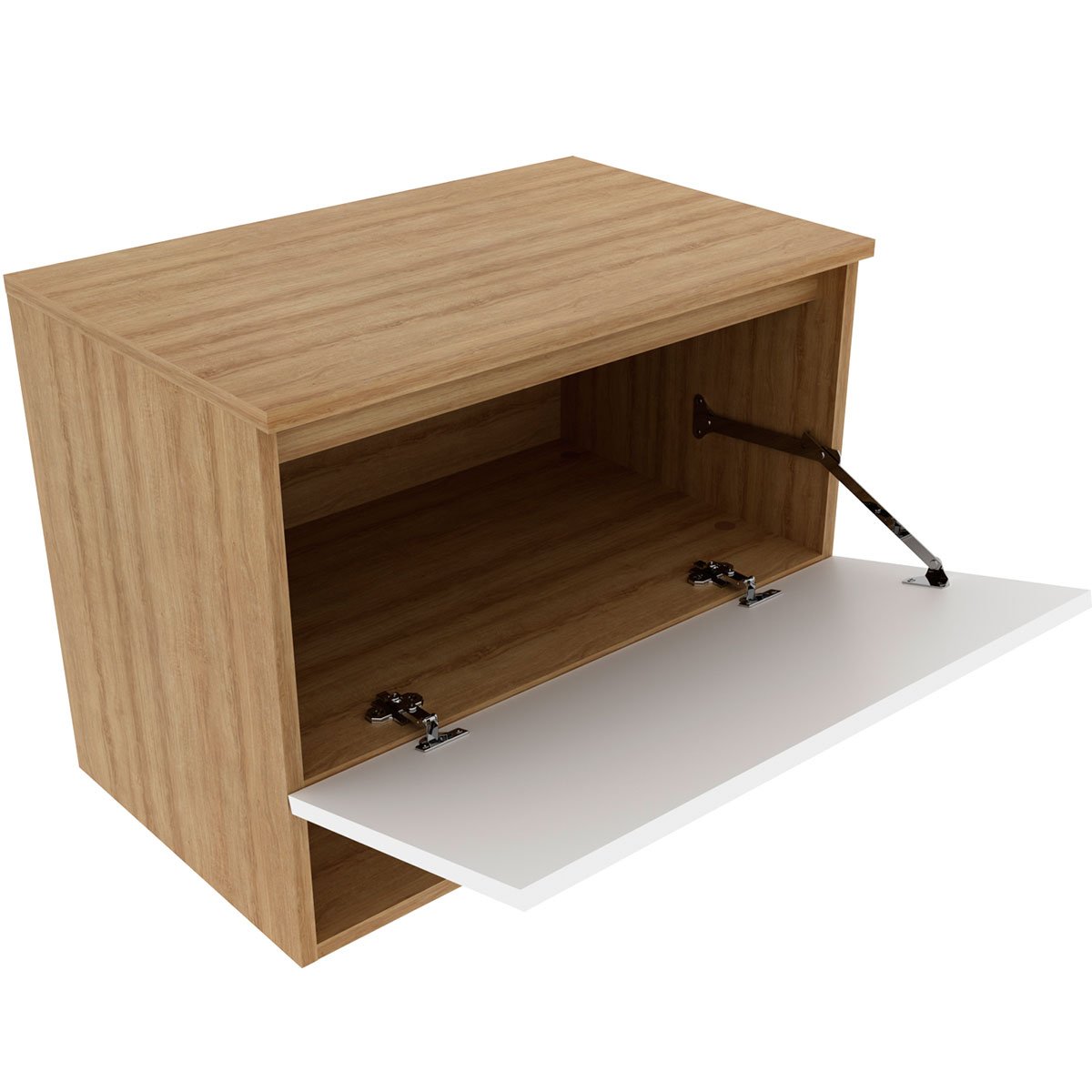 02 gabinete de banheiro 60 cm 1 porta e nicho valente