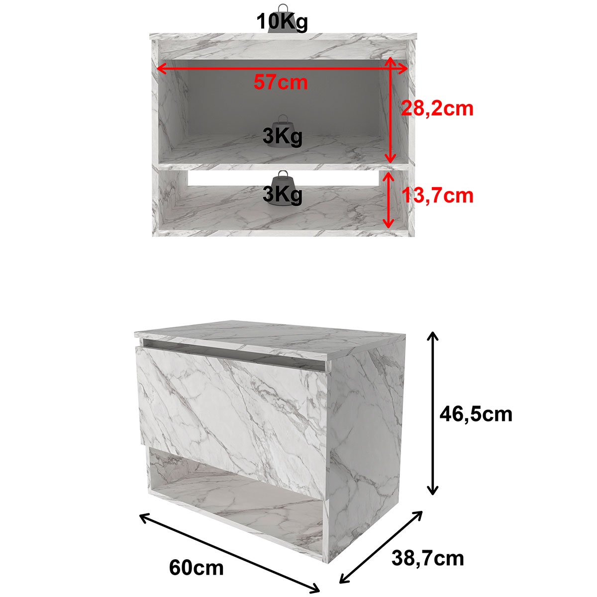 12 gabinete de banheiro 60 cm 1 porta e nicho valente