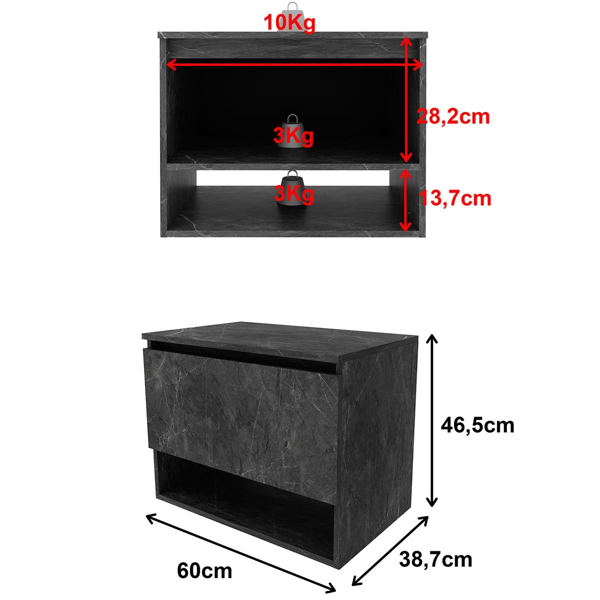 16 gabinete de banheiro 60 cm 1 porta e nicho valente
