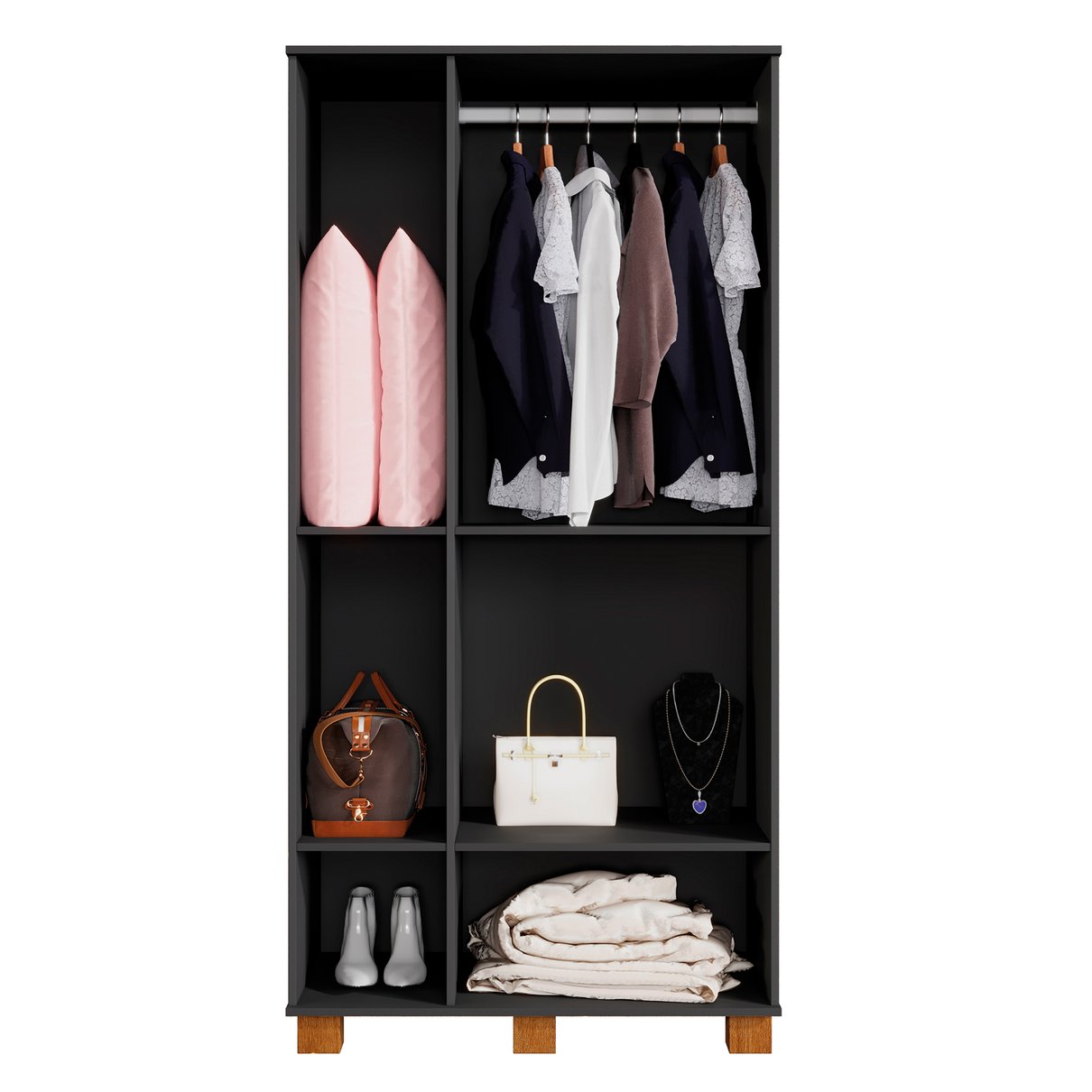 12 armario multiuso em 100 mdf 2 portas c chave dream