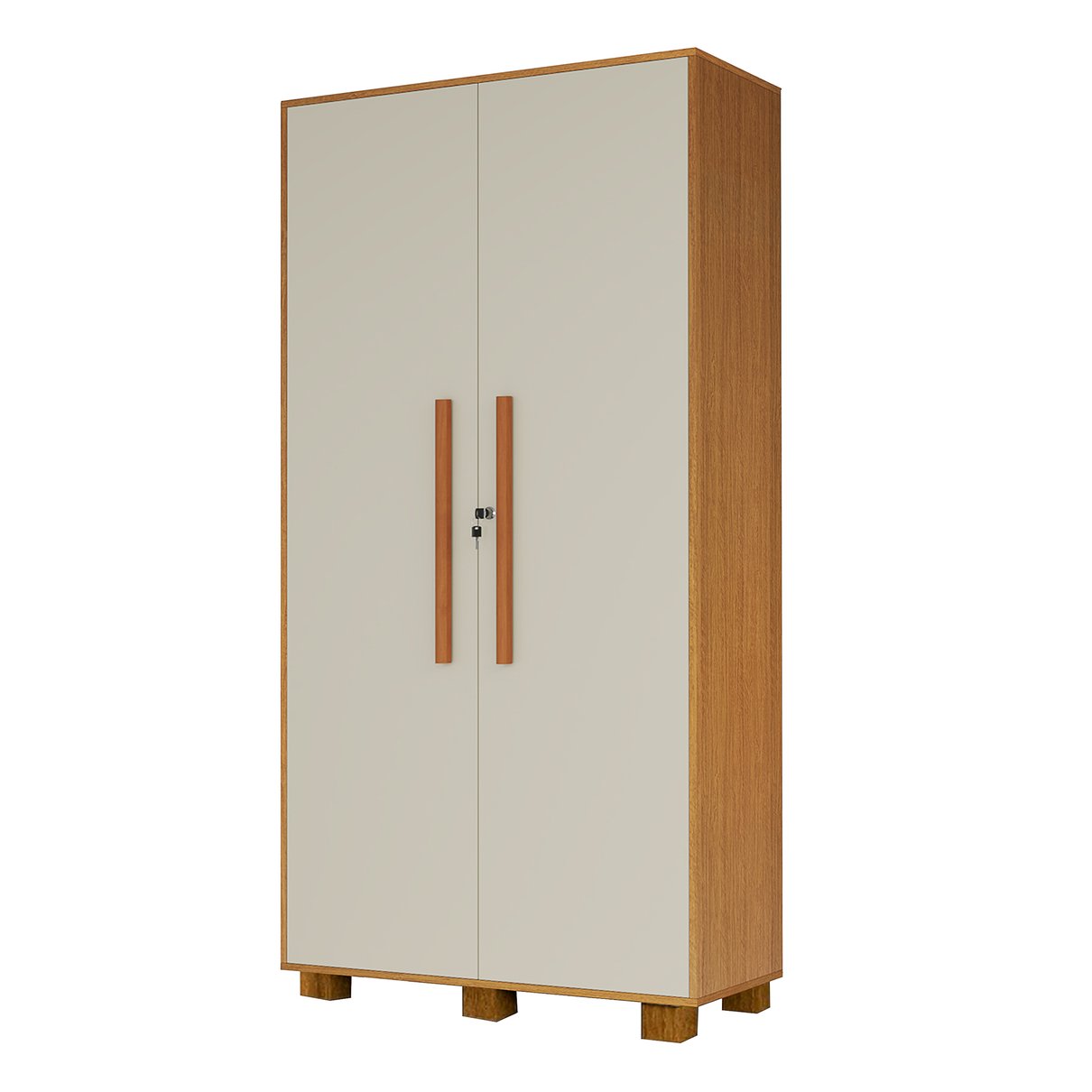 13 armario multiuso em 100 mdf 2 portas c chave dream