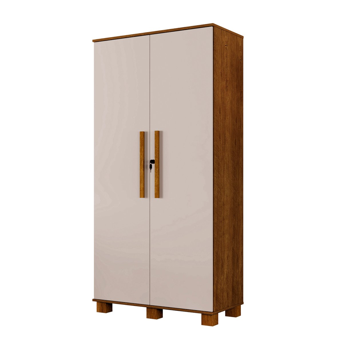 20 armario multiuso em 100 mdf 2 portas c chave dream