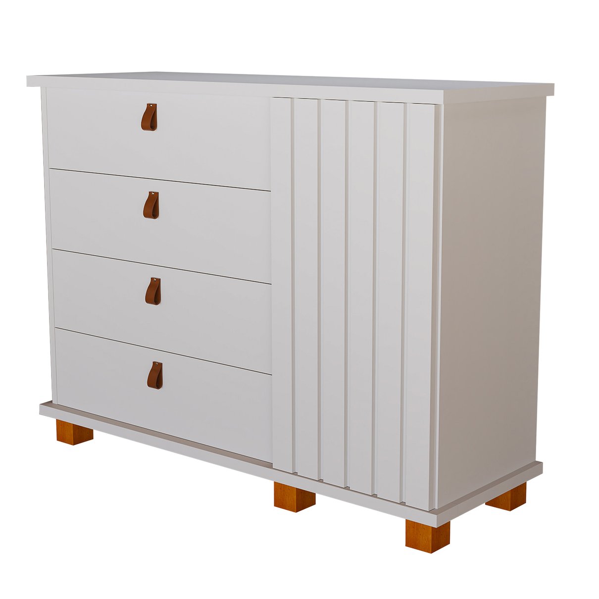 10 comoda alta 4 gavetas 1 porta ripada thamirez