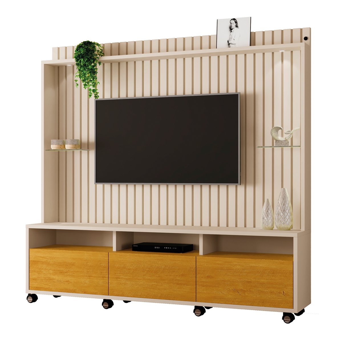 12 painel para tv de ate 60 suspenso austin