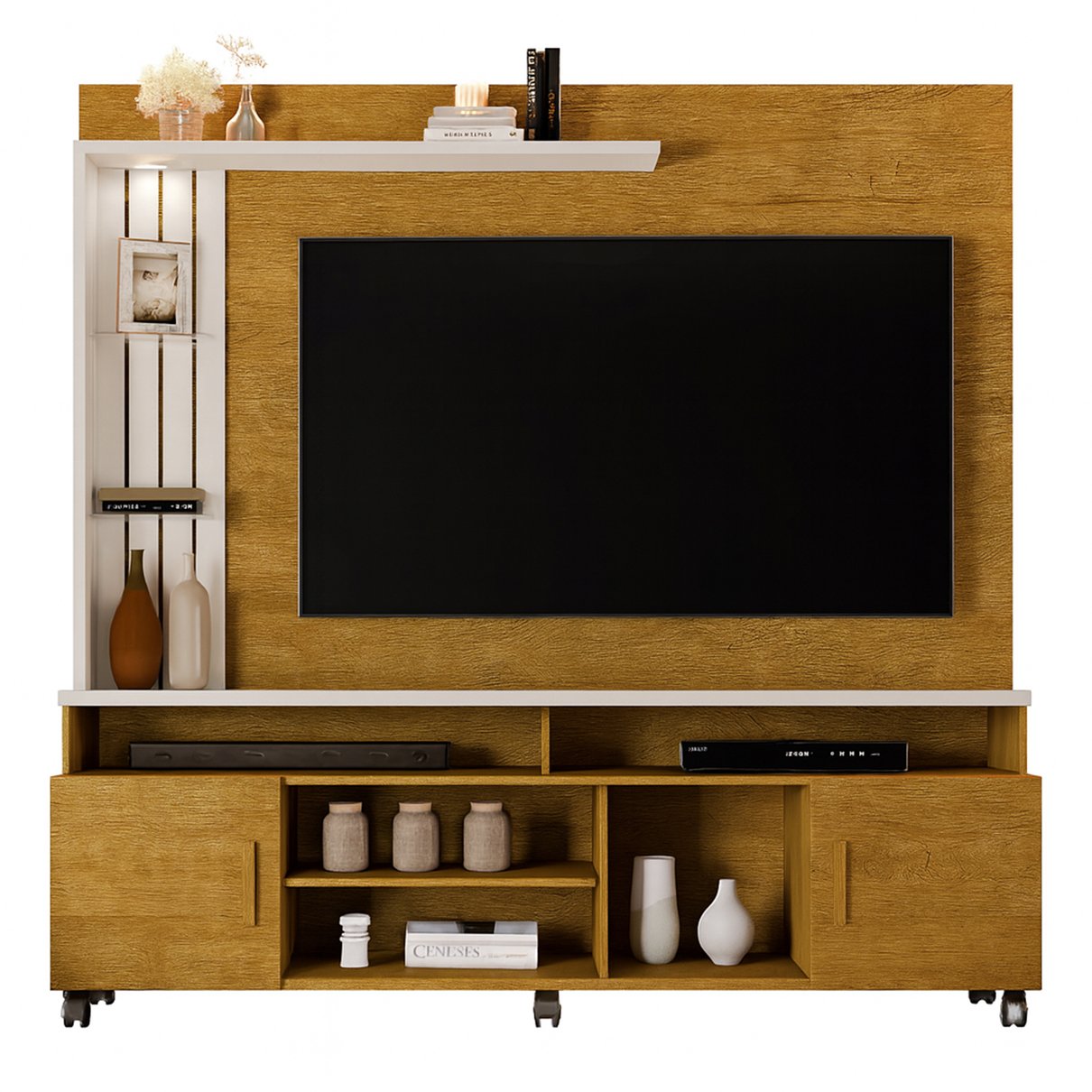 08 painel para tv de ate 65 com led oscar