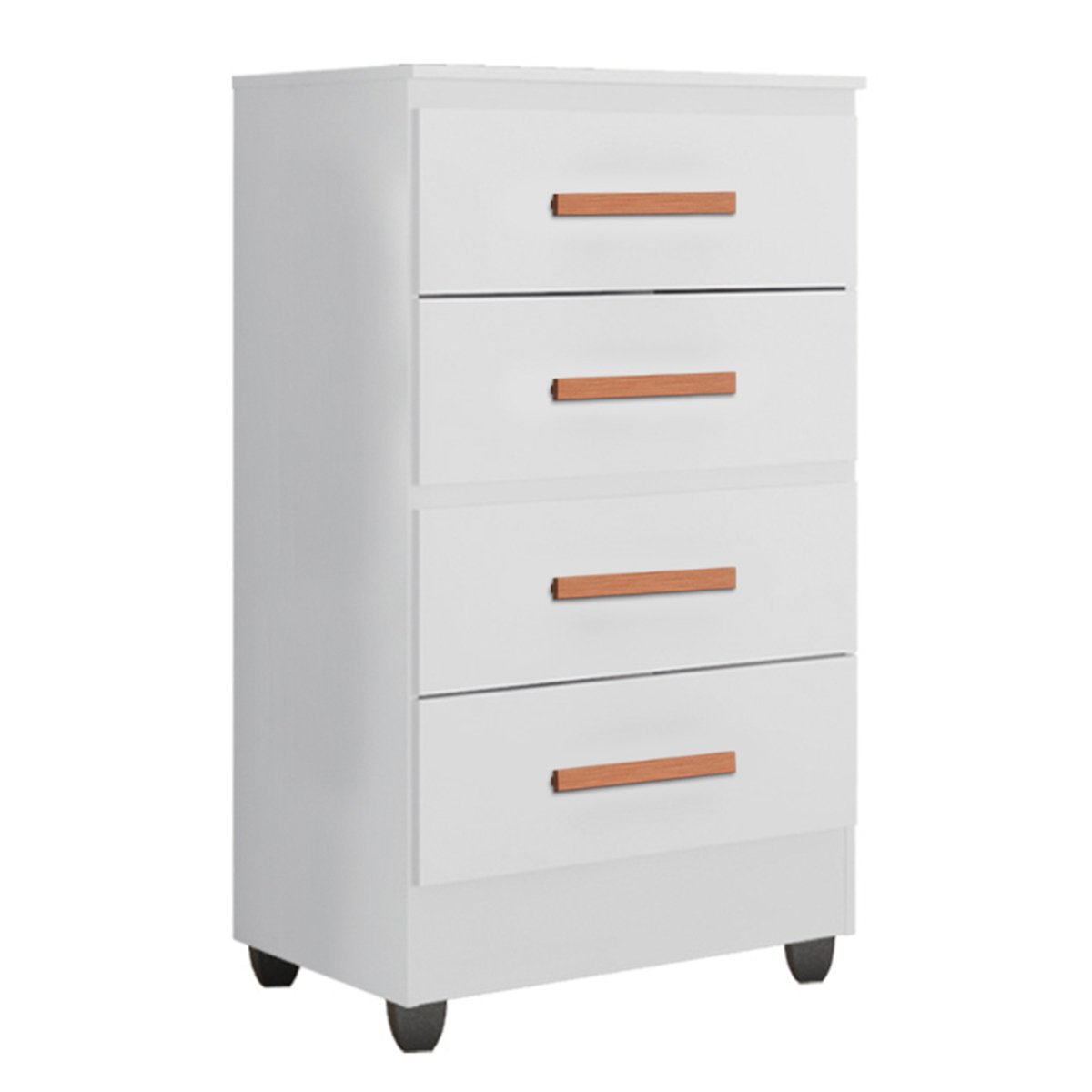 01 comoda para quarto 4 gavetas lisa mdp