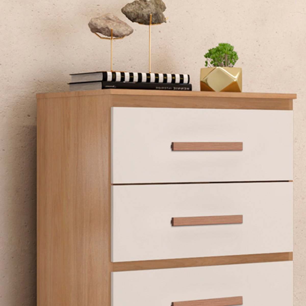 13 comoda para quarto 4 gavetas lisa mdp