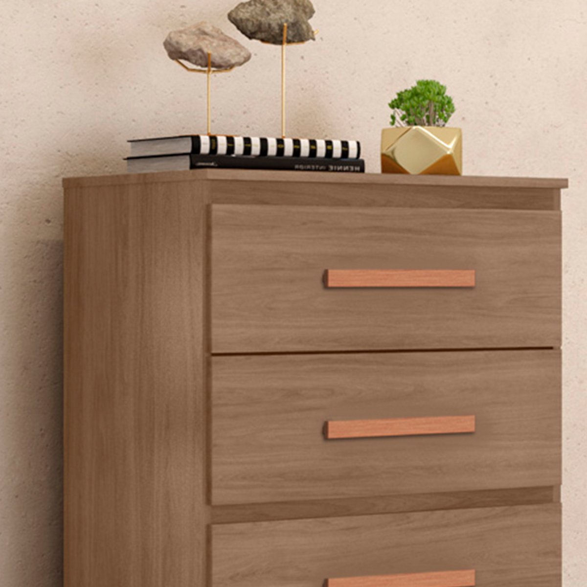 14 comoda para quarto 4 gavetas lisa mdp