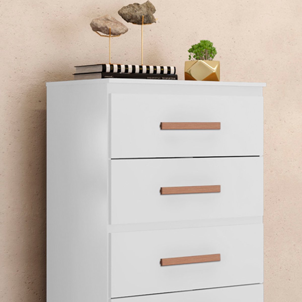 15 comoda para quarto 4 gavetas lisa mdp