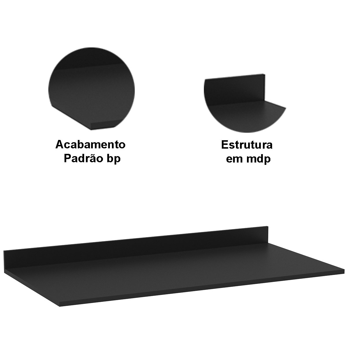 tampo preto 100carac