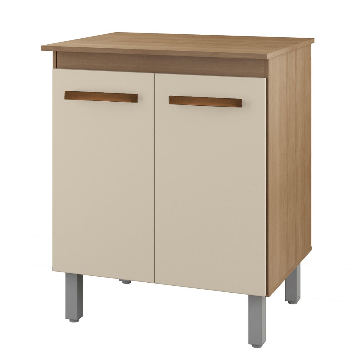 03 balcao multiuso de cozinha 2 portas helena