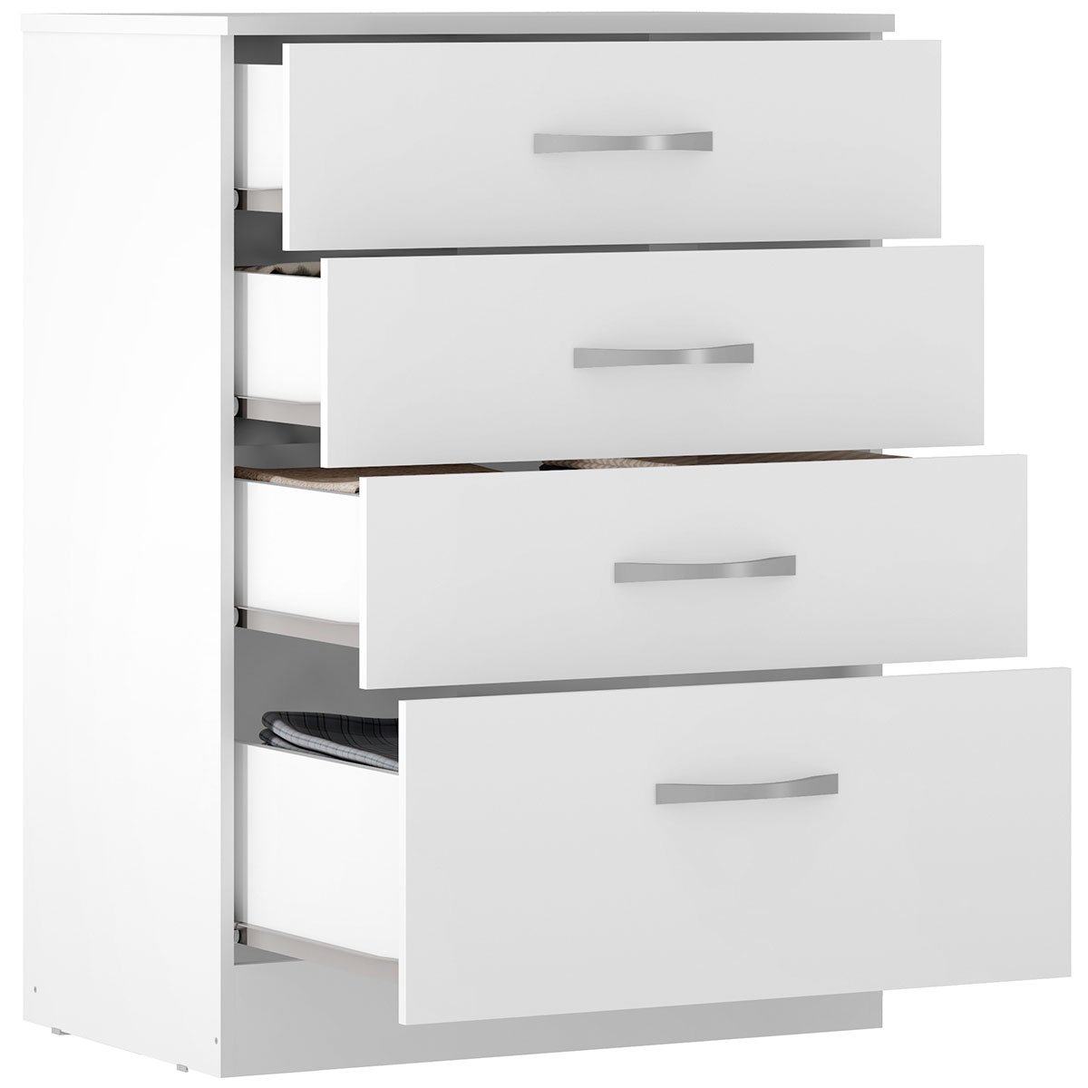 01 comoda para quarto 4 gavetas estrela