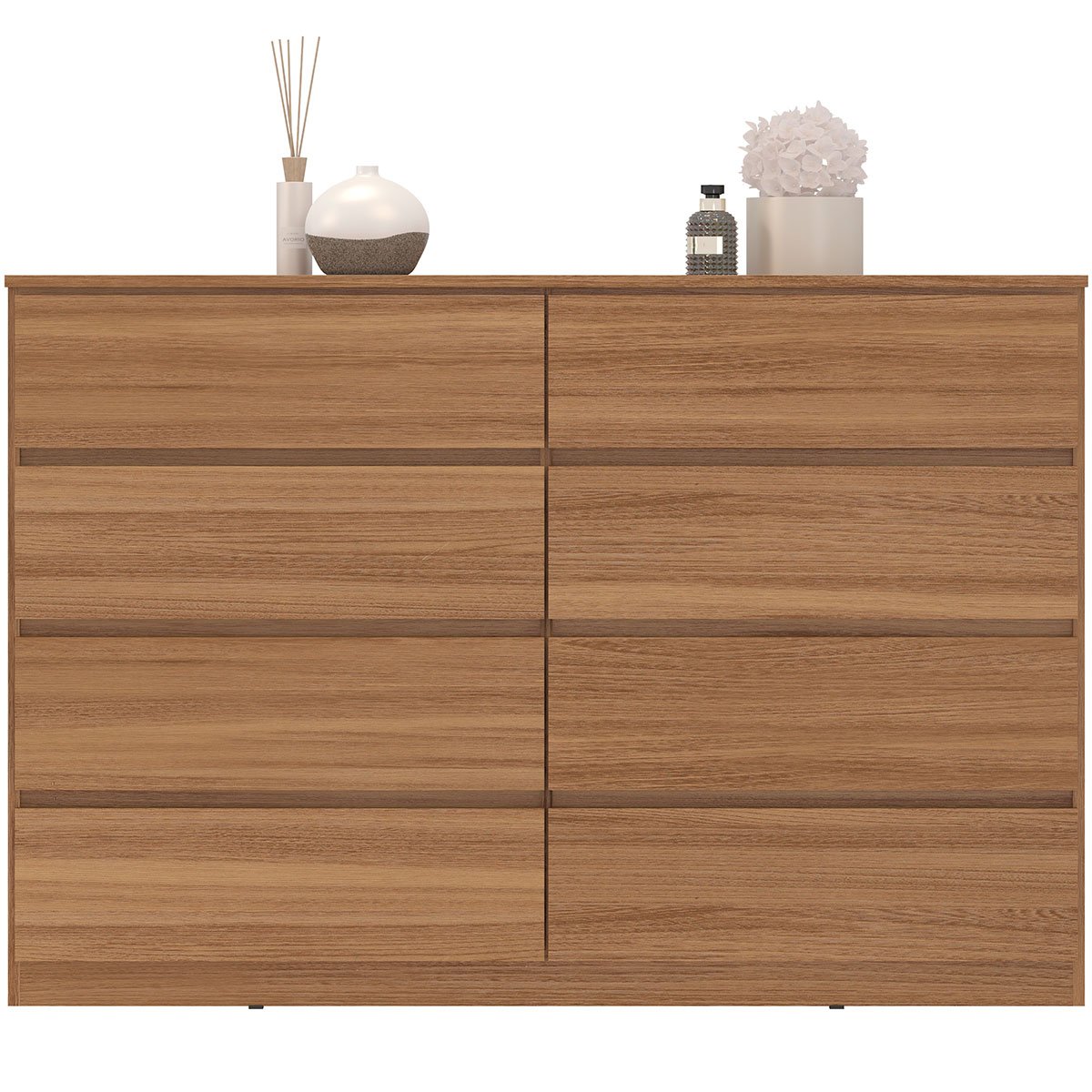 01 comoda grande 8 gavetas para quarto sinatra
