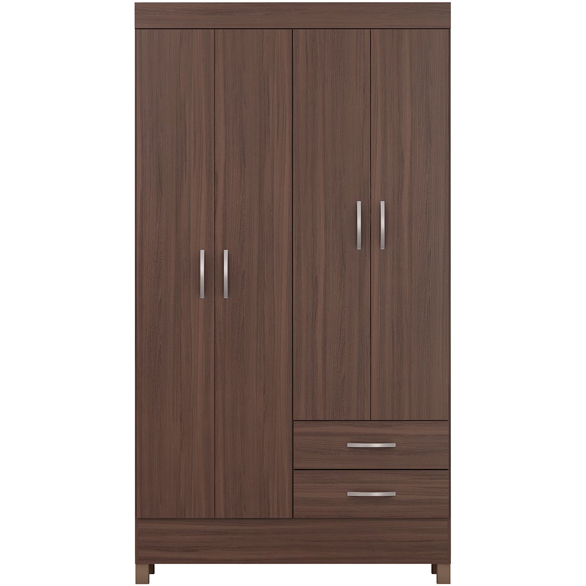 12 guarda roupa solteiro 4 portas 2 gavetas planet