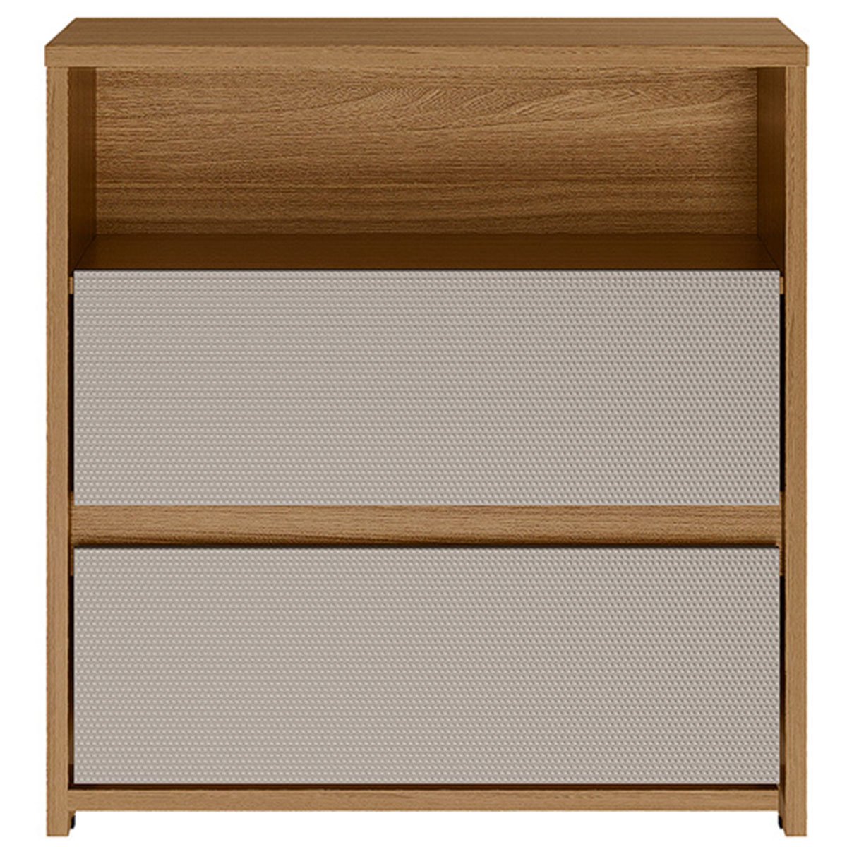 02 mesa de cabeceira 2 gavetas com nicho giane