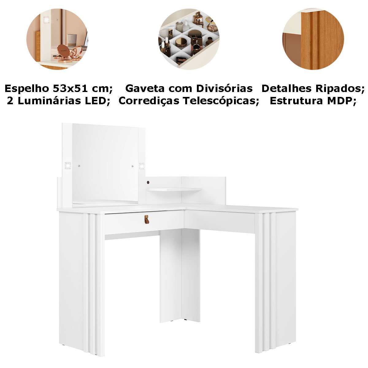 glow branco detalhes