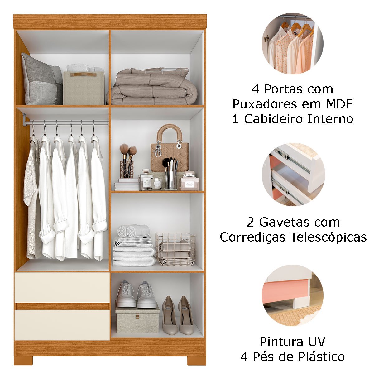 olimpia 4 portas cinamomo off detalhes