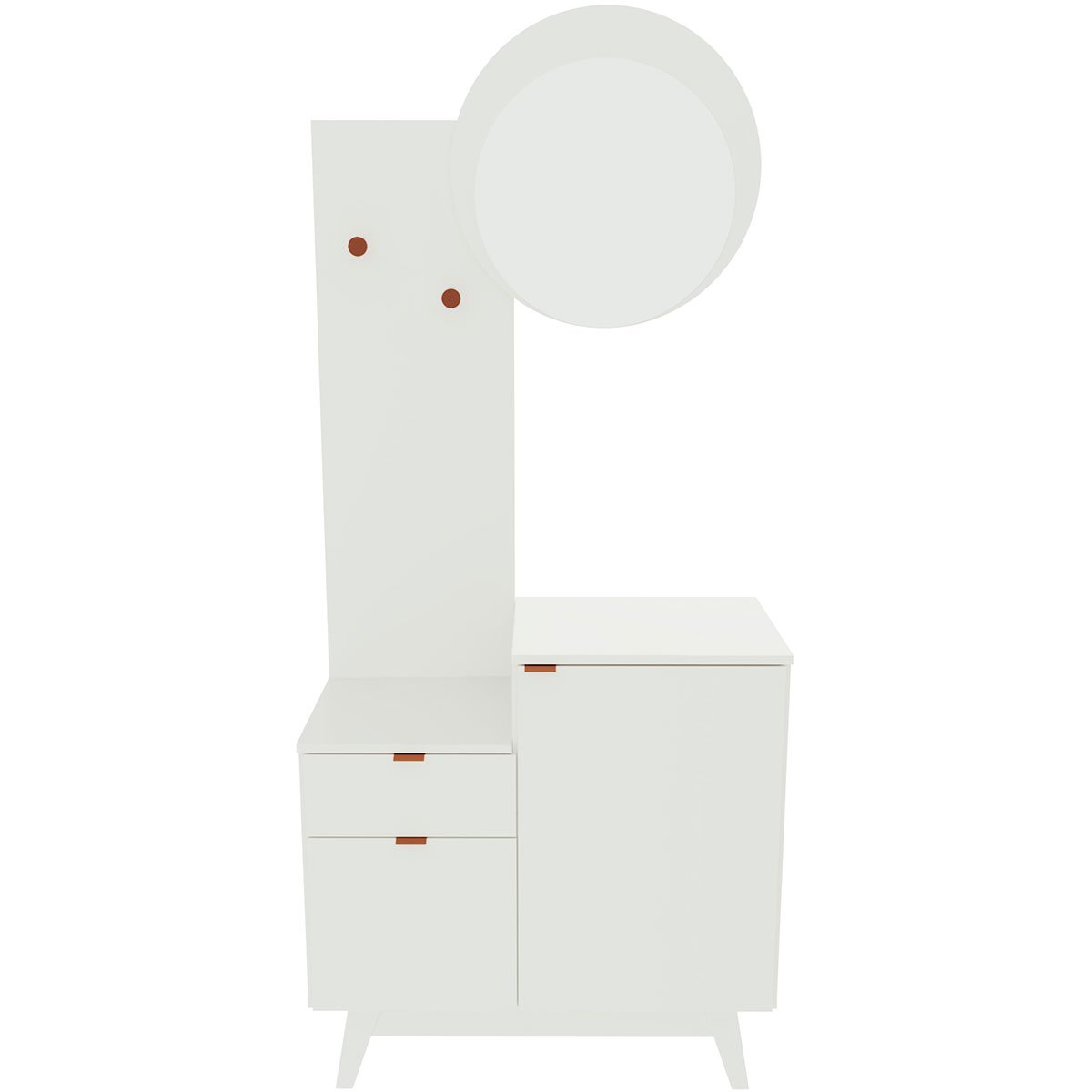 01 conjunto de gabinete para banheiro com espelho sofia