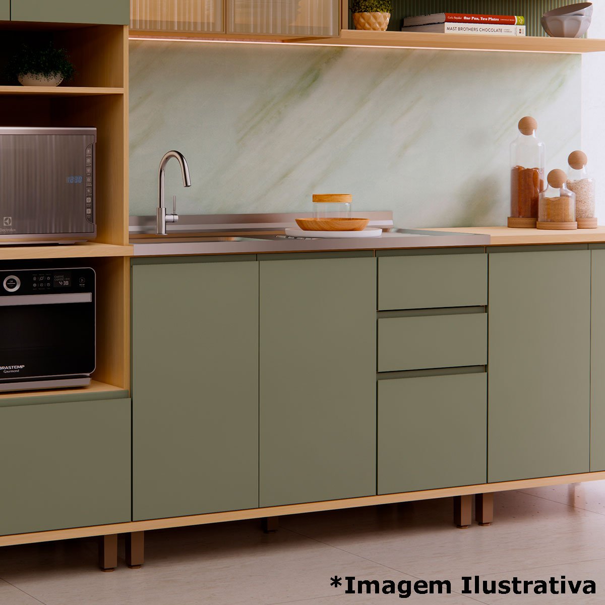 balcao 120 cm ambiente domus