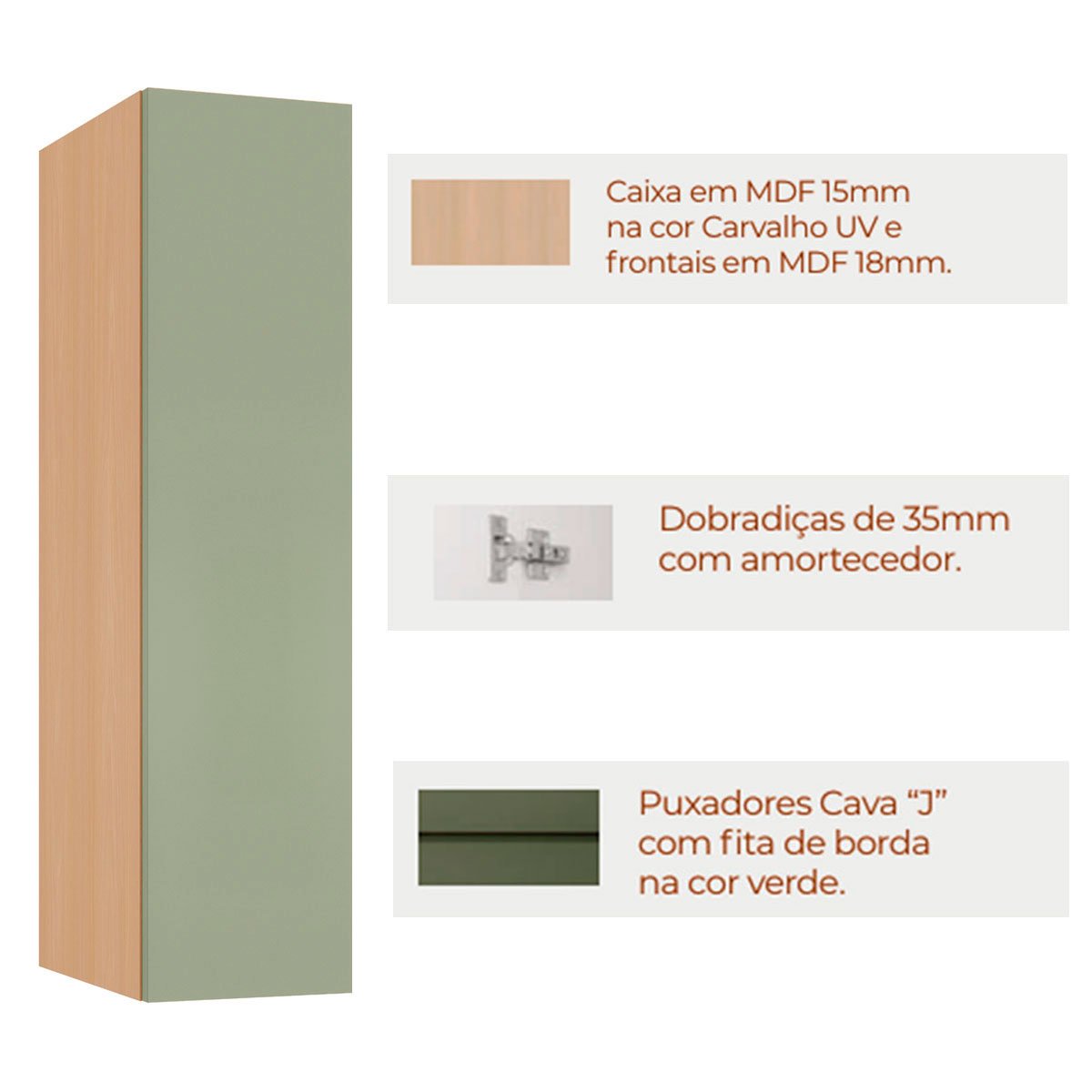 armario aereo 20 cm domus detalhes