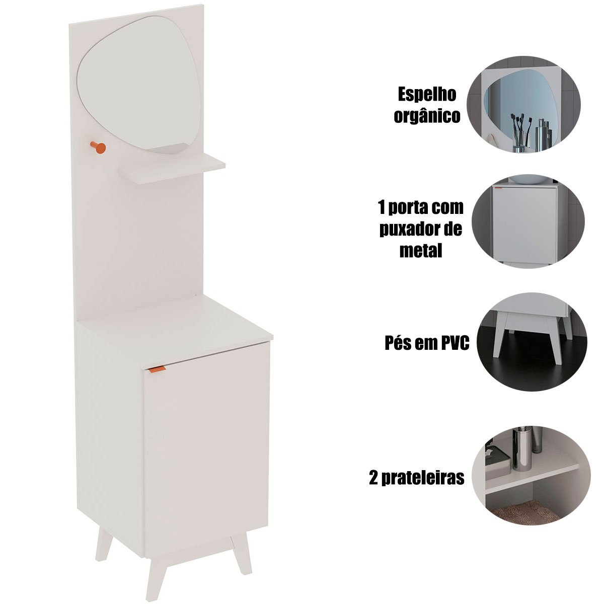06 gabinete de banheiro com espelho 1 porta beatriz