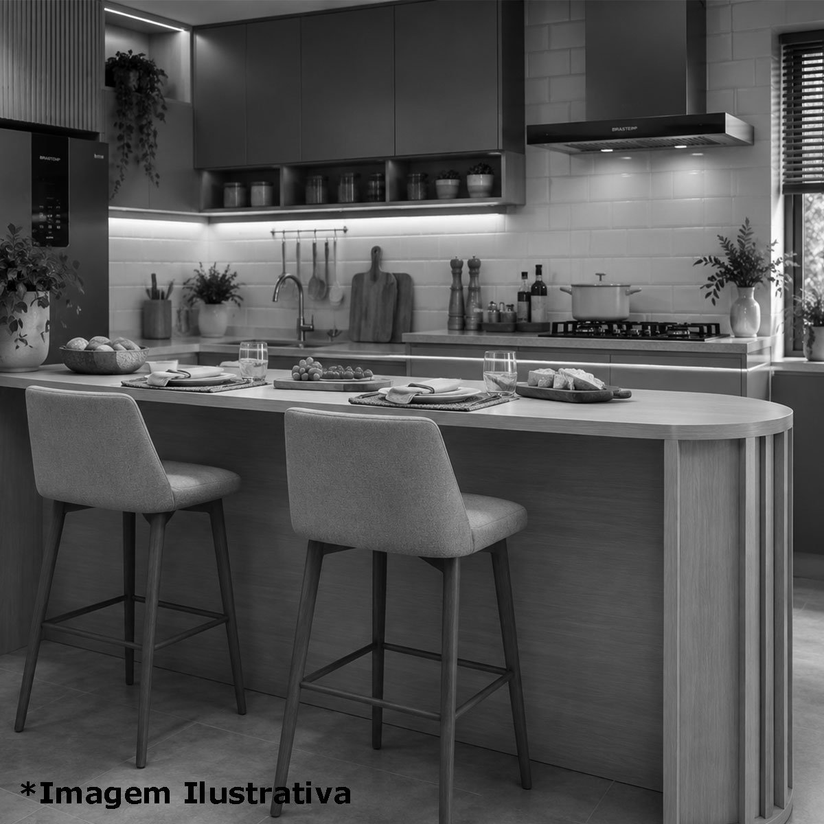 bancada 144 cm domus ambiente