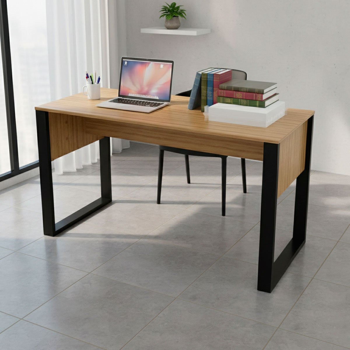 04 escrivaninha mesa de escritorio 136 cm