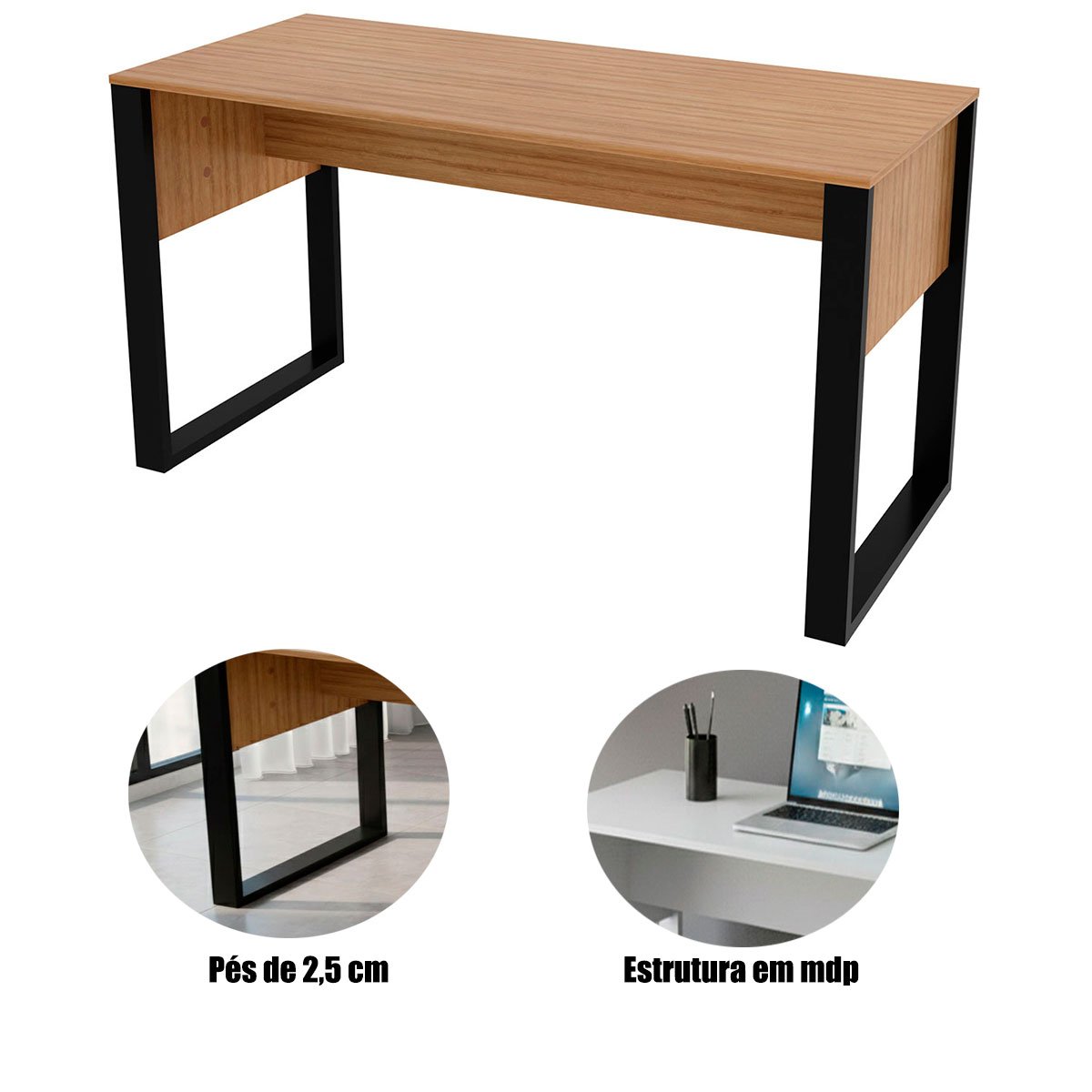 05 escrivaninha mesa de escritorio 136 cm