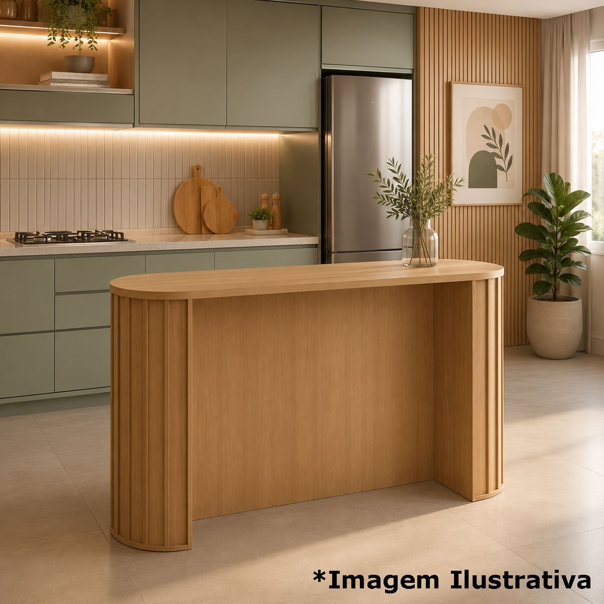 bancada lumina 164 cm ambiente