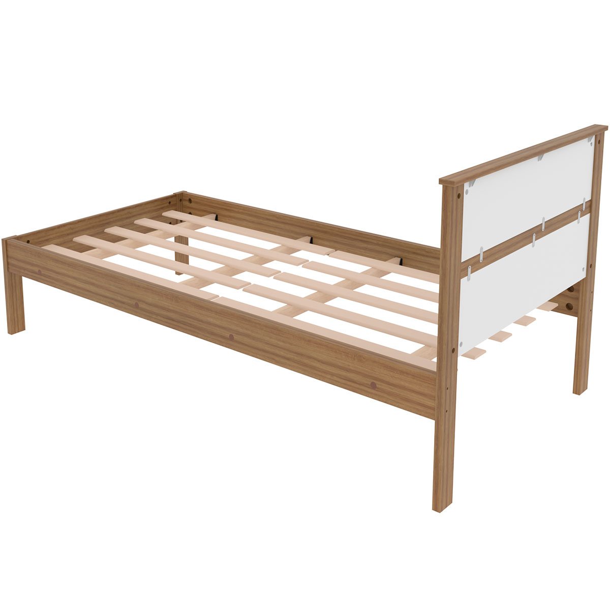 cama de solteiro cm8004 amendoa branco3