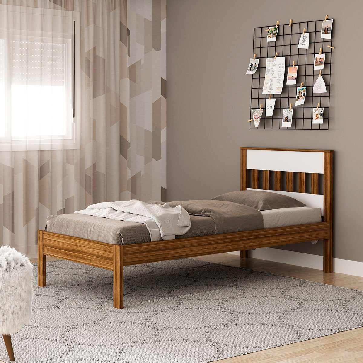 cama cm8006 nogal branco2