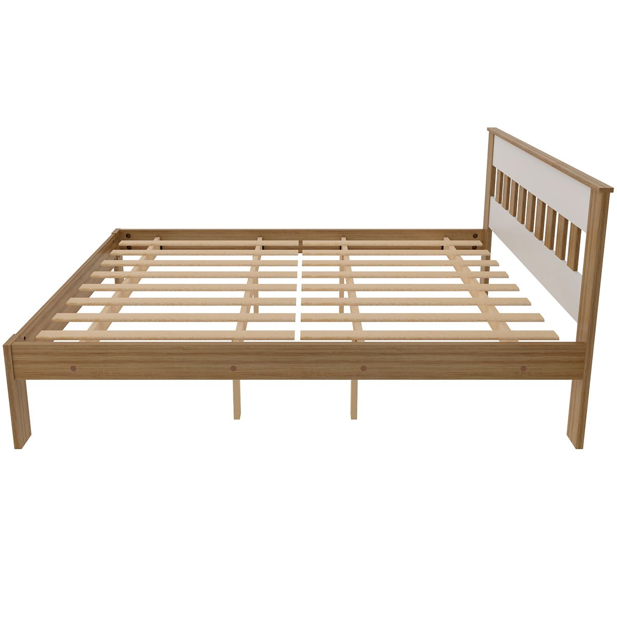 cama de casal cm8007 amendoa branco3