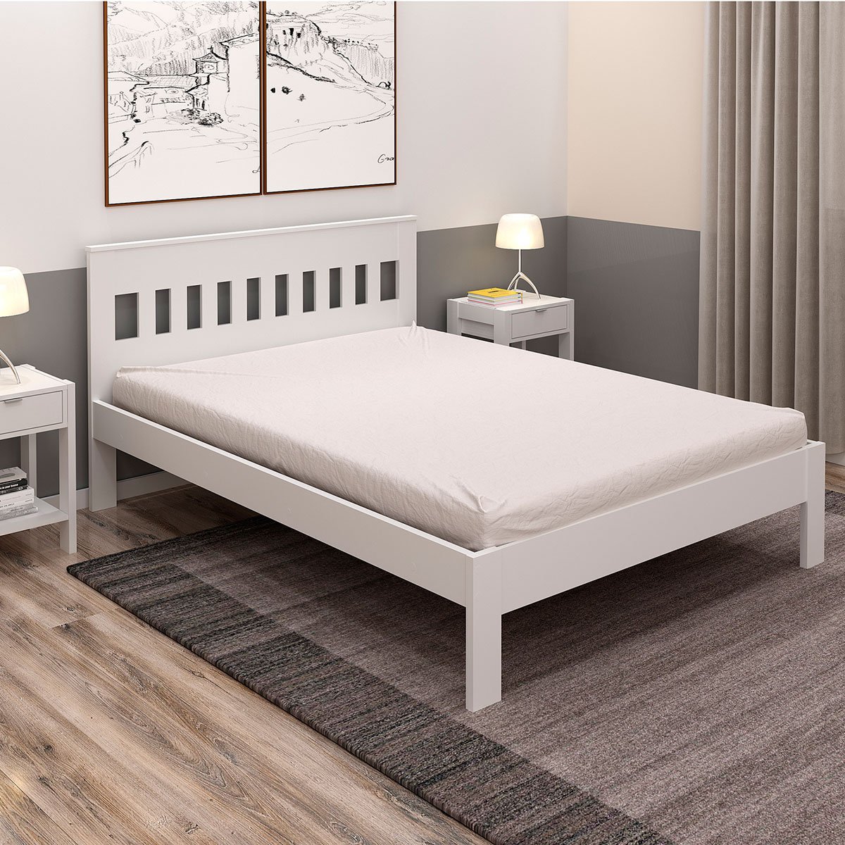 cama de casal cm8007 branco3