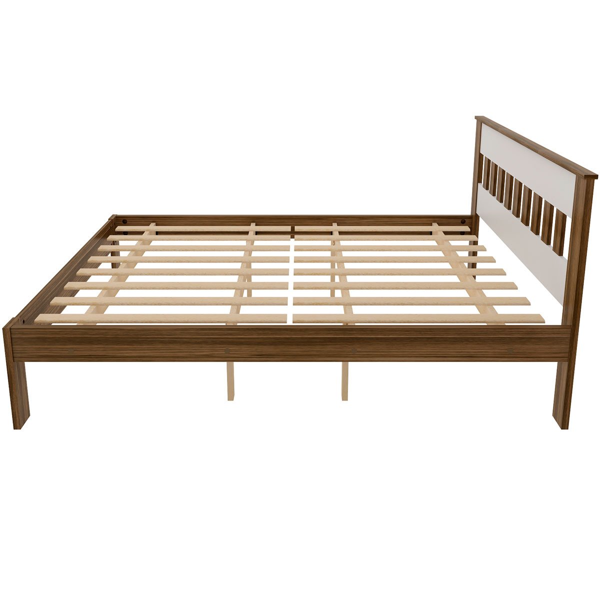 cama de casal cm8007 nogal branco3